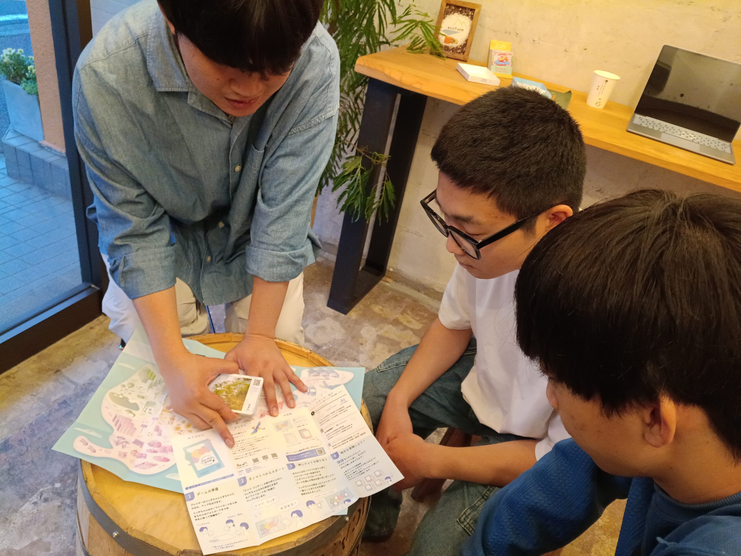 ToBiRa記者部の取材の様子